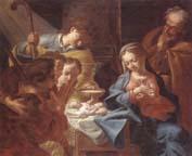 unknow artist The adoration of the shepherds Norge oil painting art